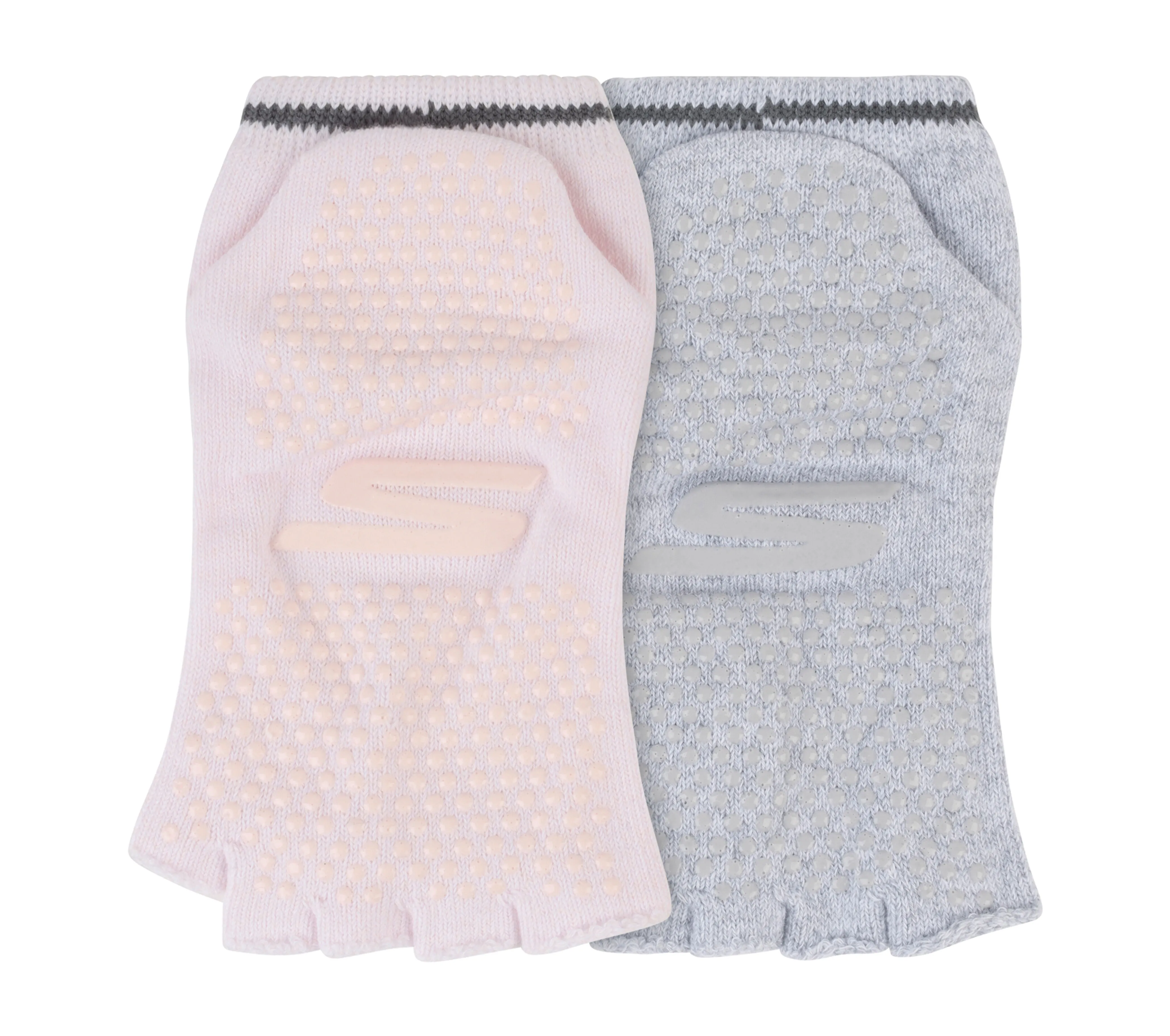 2 Pack Toeless Yoga Socks