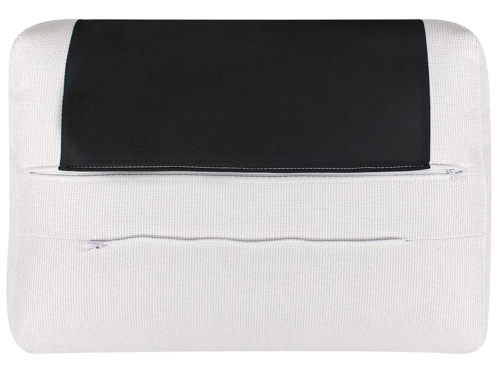 2 Seater Fabric Sofa White REINEN
