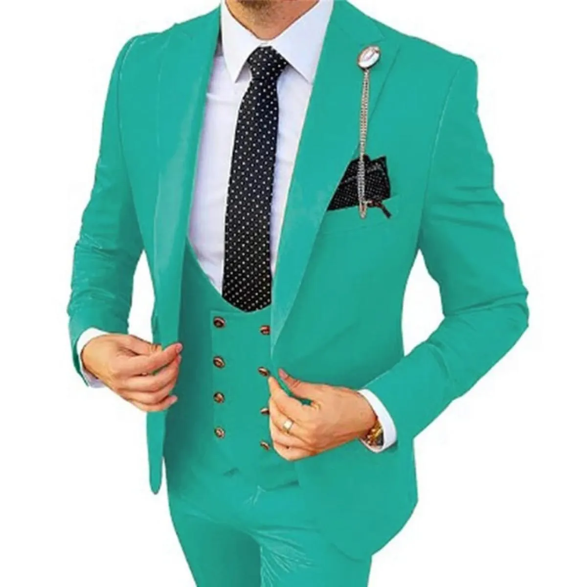 3 pezzi set blazer giacca pantaloni gilet / vestito da uomo 2023 New Business moda matrimonio vestiti host slim fit cappotto pan