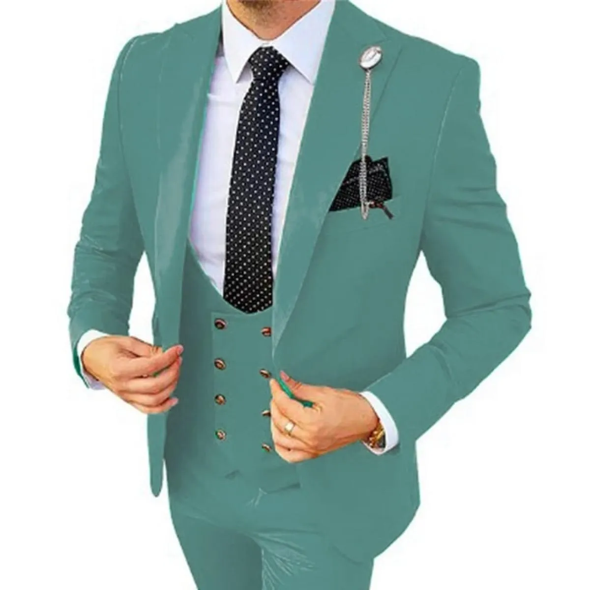 3 pezzi set blazer giacca pantaloni gilet / vestito da uomo 2023 New Business moda matrimonio vestiti host slim fit cappotto pan