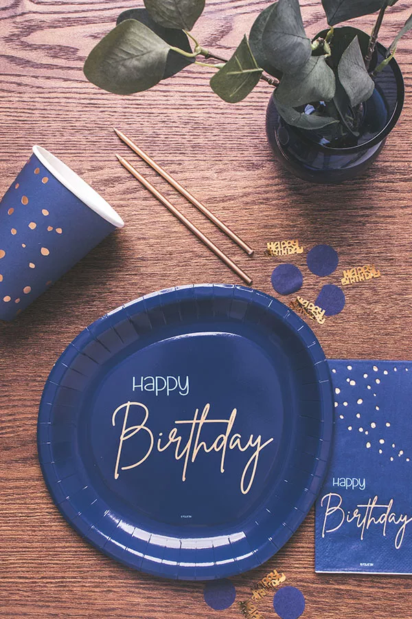 36 stuzzicadenti 40° compleanno blu