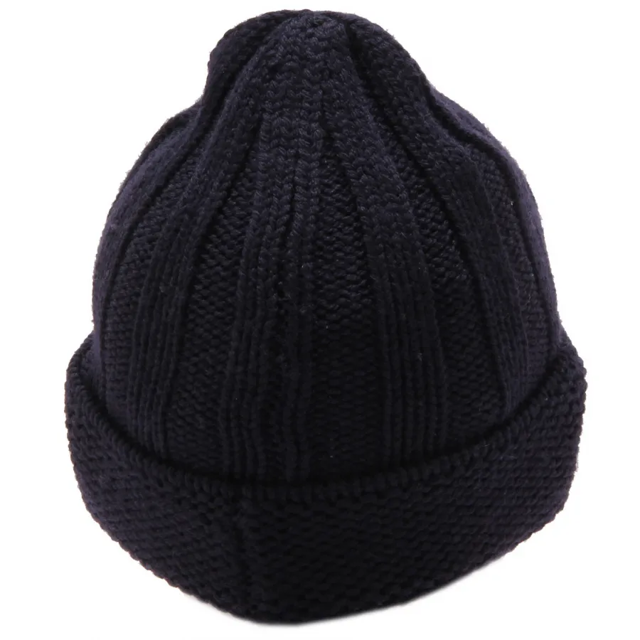 4355U cuffia bimba LULU' berretto lana blue wool hat kid girl