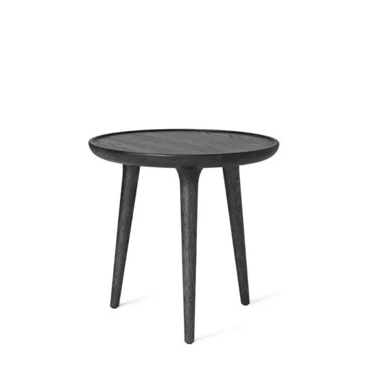 Accent Tavolino Black Stained Oak Small Ø45 - Mater | Acquista online