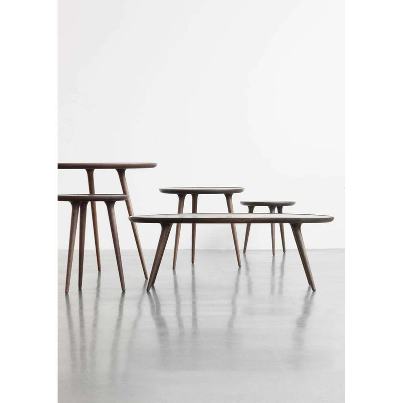 Accent Tavolino Black Stained Oak Small Ø45 - Mater | Acquista online