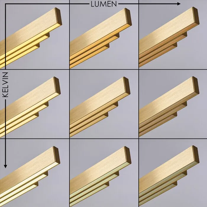 Airolo Lampada a Sospensione LED Ottone, 3-Luci