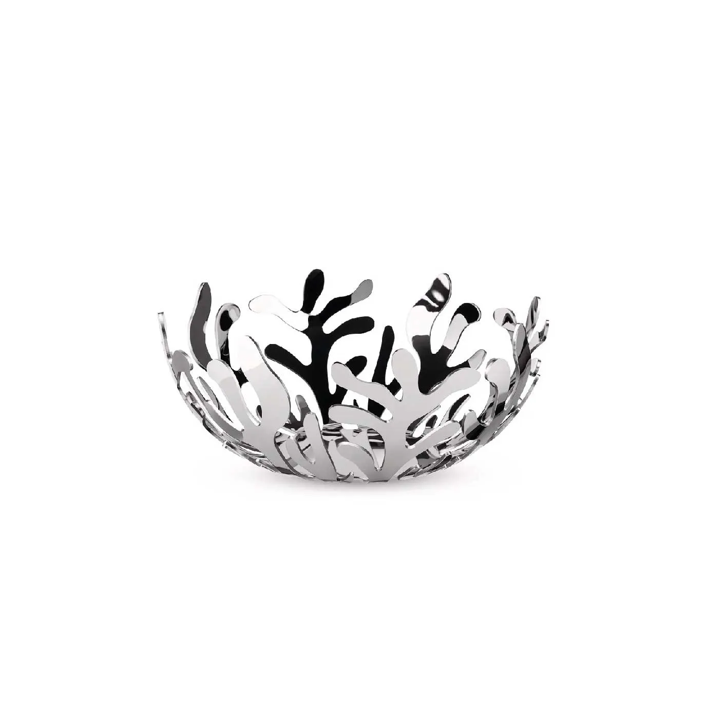 Alessi  Fruttiera grande in acciaio dal design moderno ed elegante Mediterraneo