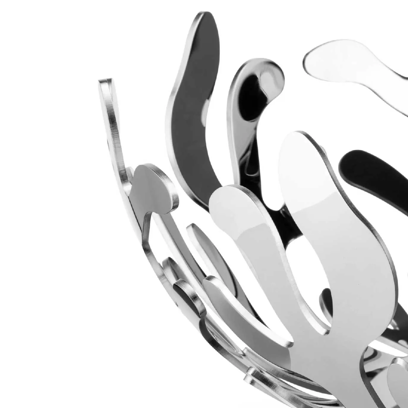 Alessi  Fruttiera grande in acciaio dal design moderno ed elegante Mediterraneo
