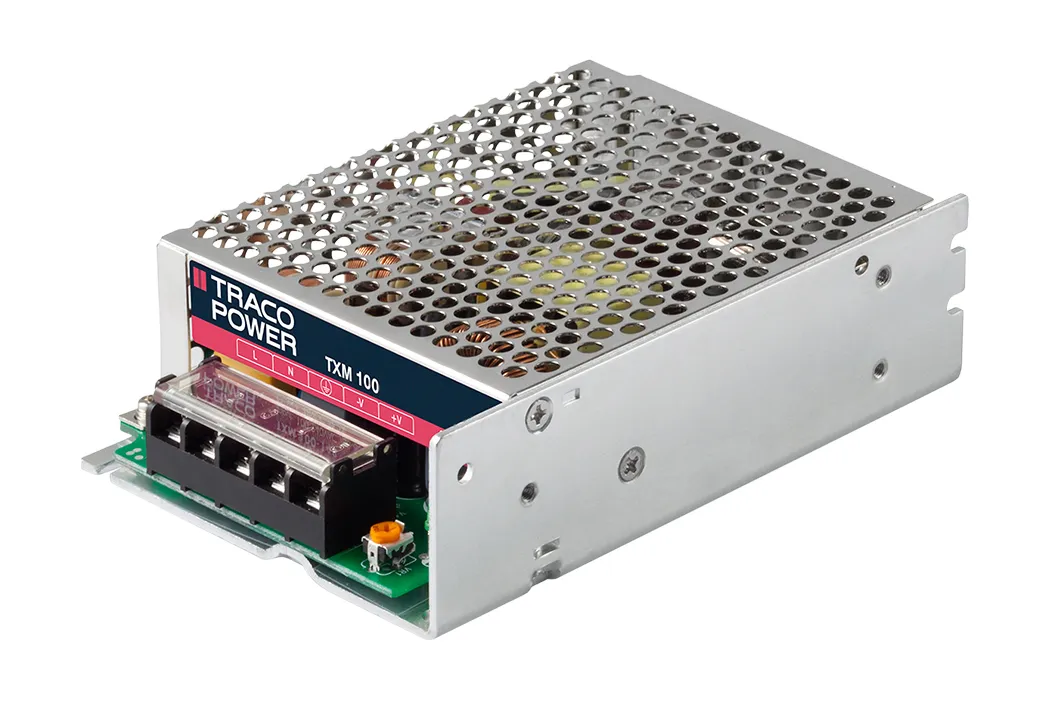 Alimentatore switching TRACOPOWER TXM 100-115, 100W, ingresso 90 → 264V ca, uscita 15V cc, 6.7A
