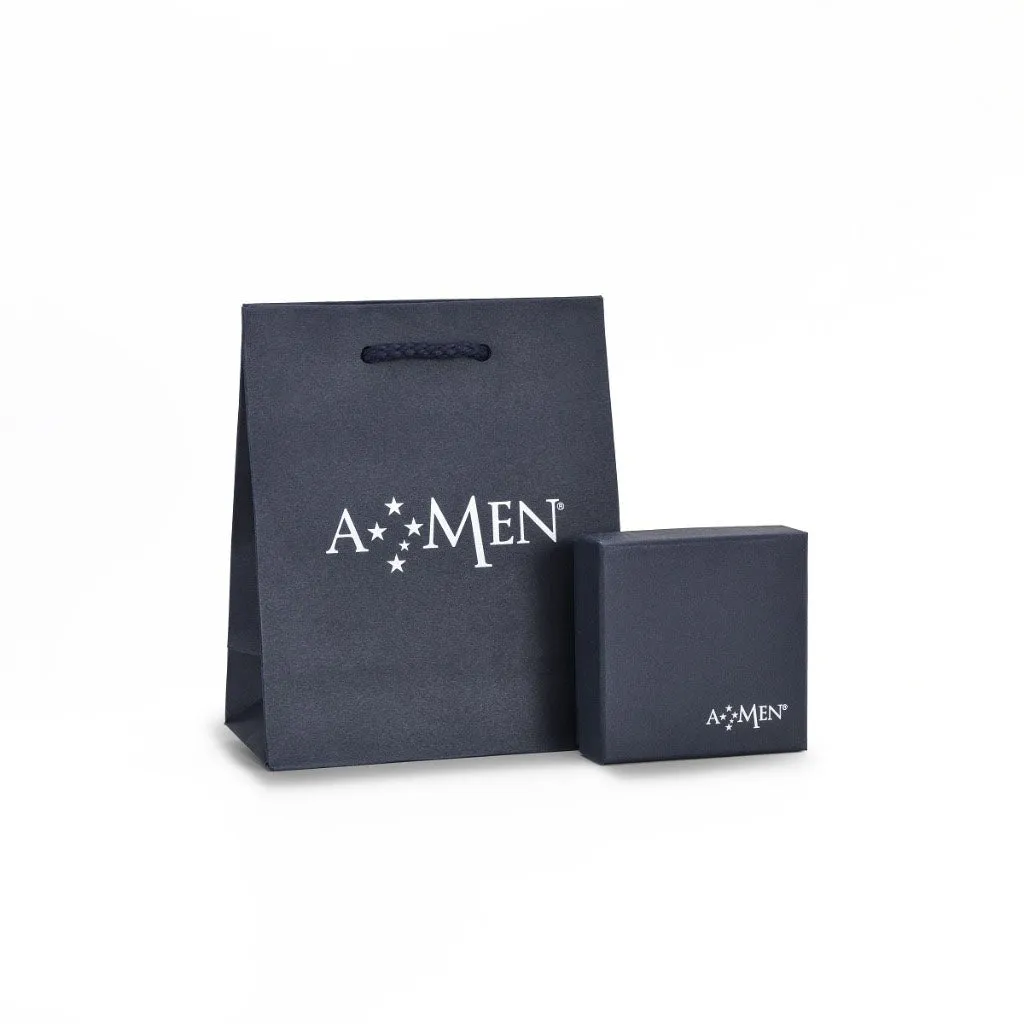 AMEN Bracciale Charms Cuori in Argento 925