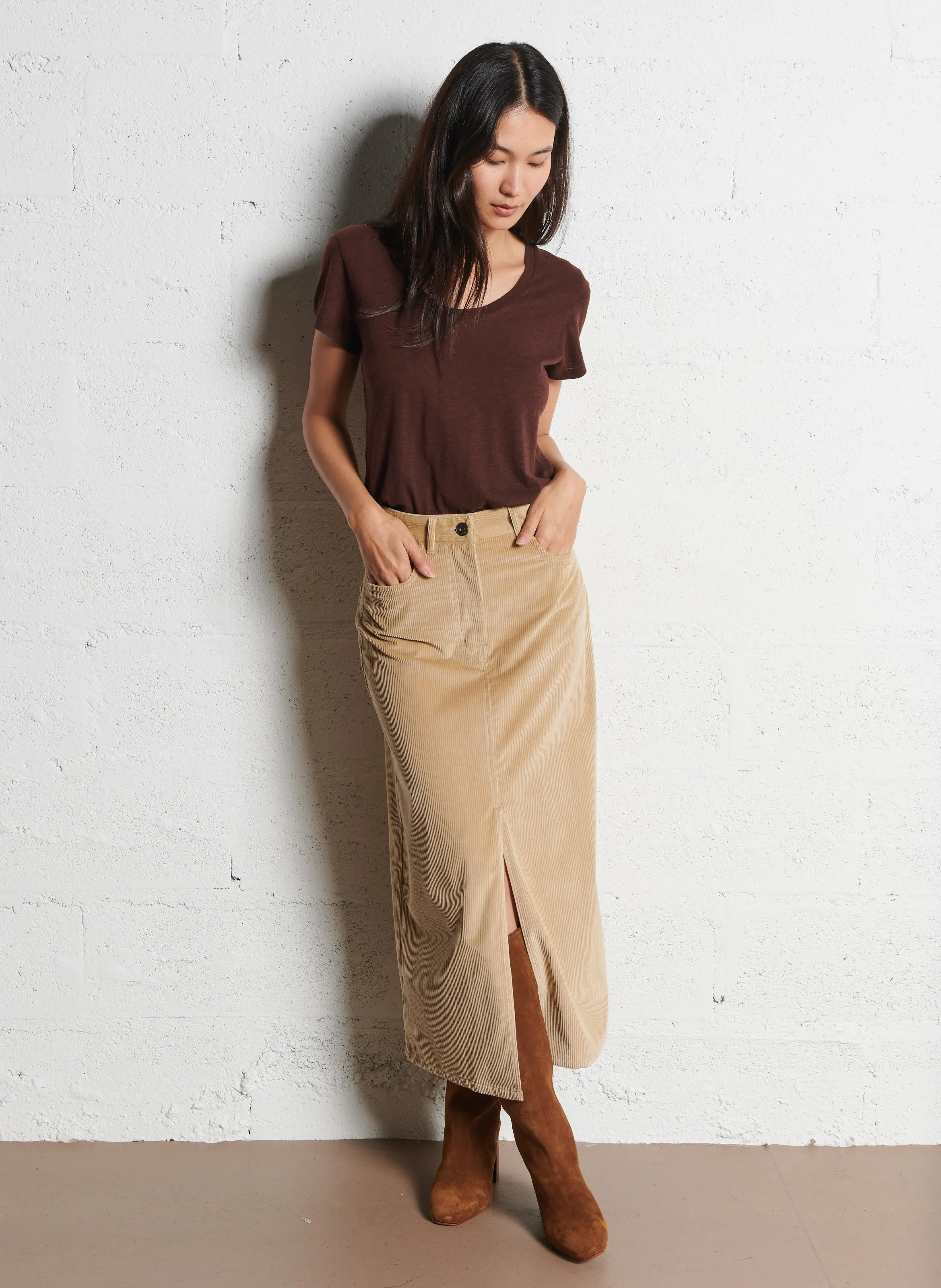  AMERICAN VINTAGE   JACKSONVILLE - Felpa a girocollo in misto cotone | Marrone