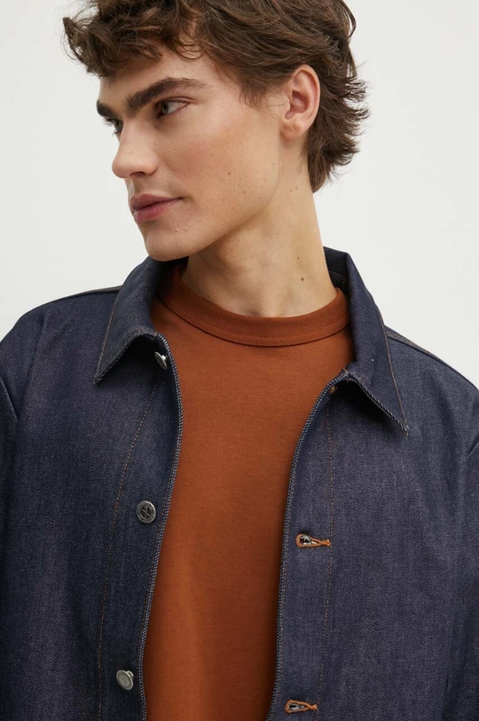 A.P.C. giacca di jeans veste kerlouan logo brodee