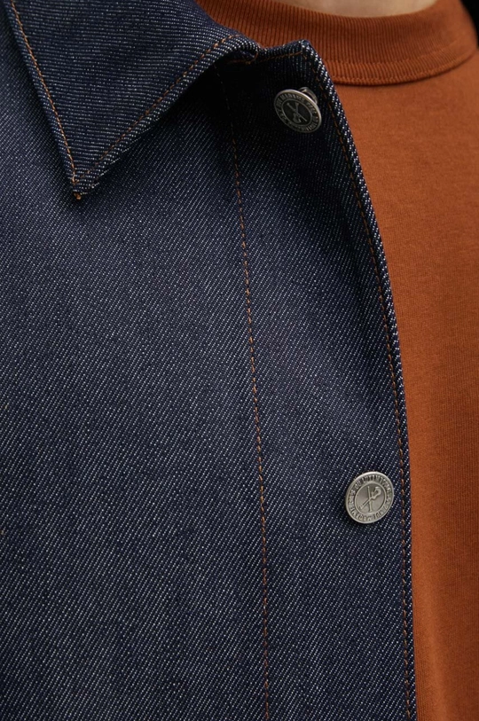 A.P.C. giacca di jeans veste kerlouan logo brodee