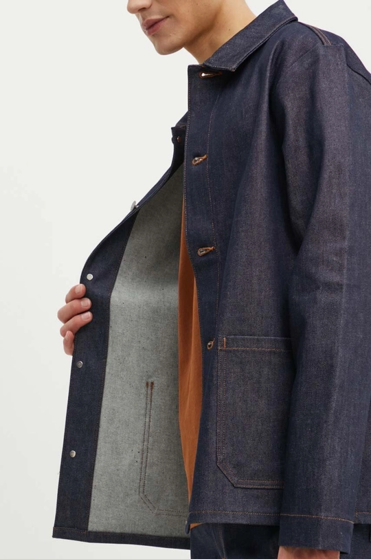 A.P.C. giacca di jeans veste kerlouan logo brodee