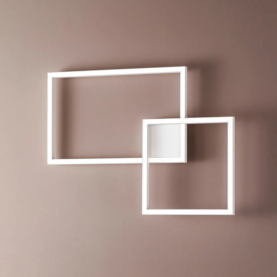 Applique moderna Perenz CROSS 6595 B CT LED bianco dinamico lampada parete soffitto