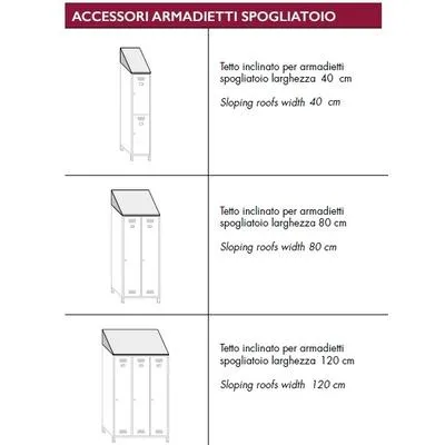 Armadio spogliatoio tradizionale profondità 50