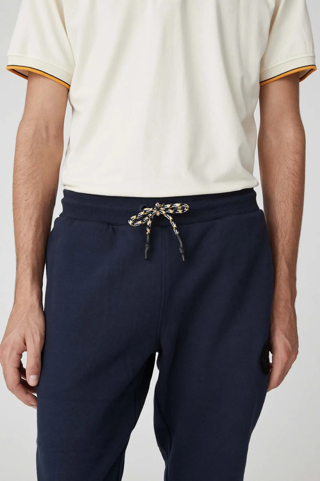 BATES – Pantaloni blu in felpa