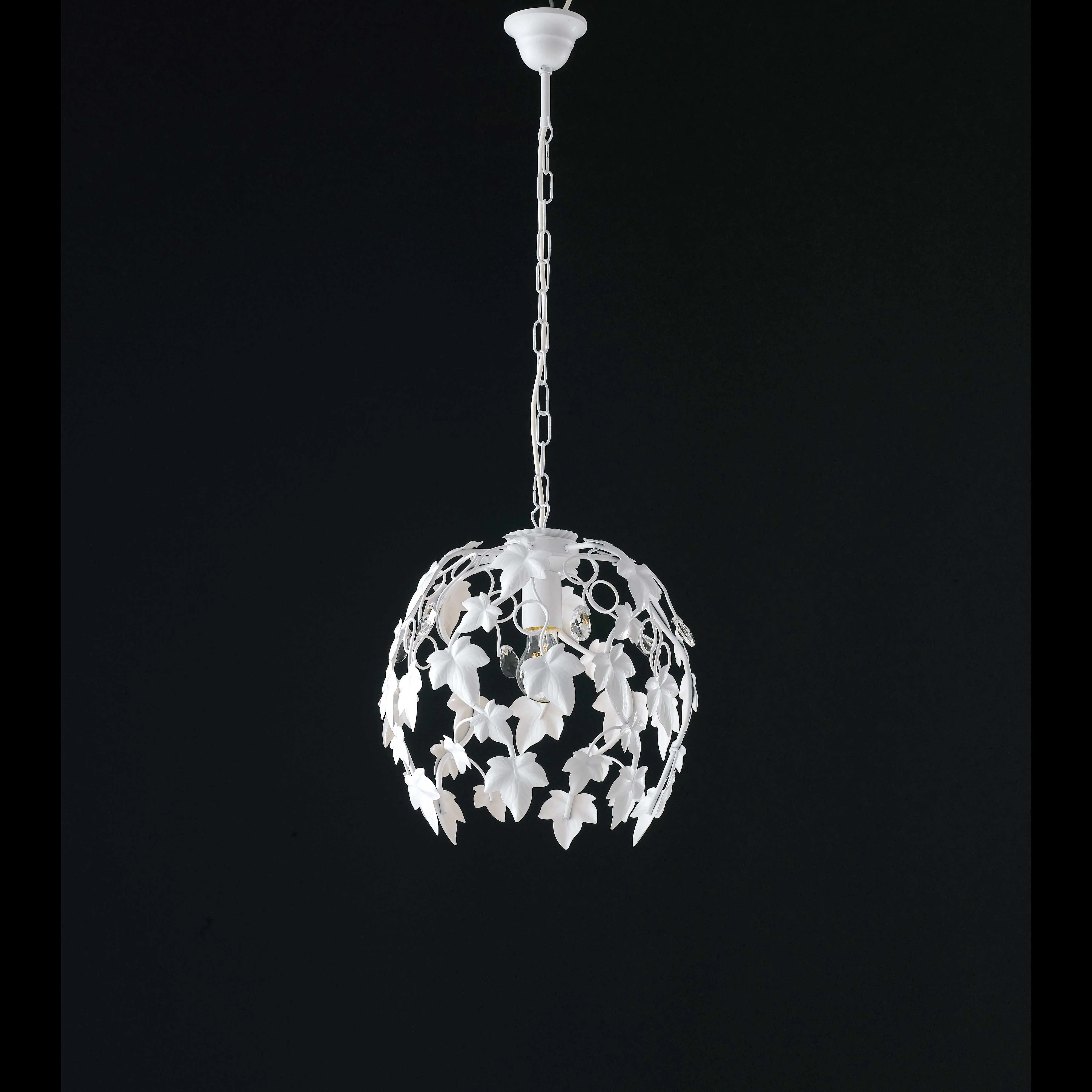 Be Light  Lampada a sospensione piccolo con struttura in metallo dalle linee classiche Edera - 60W