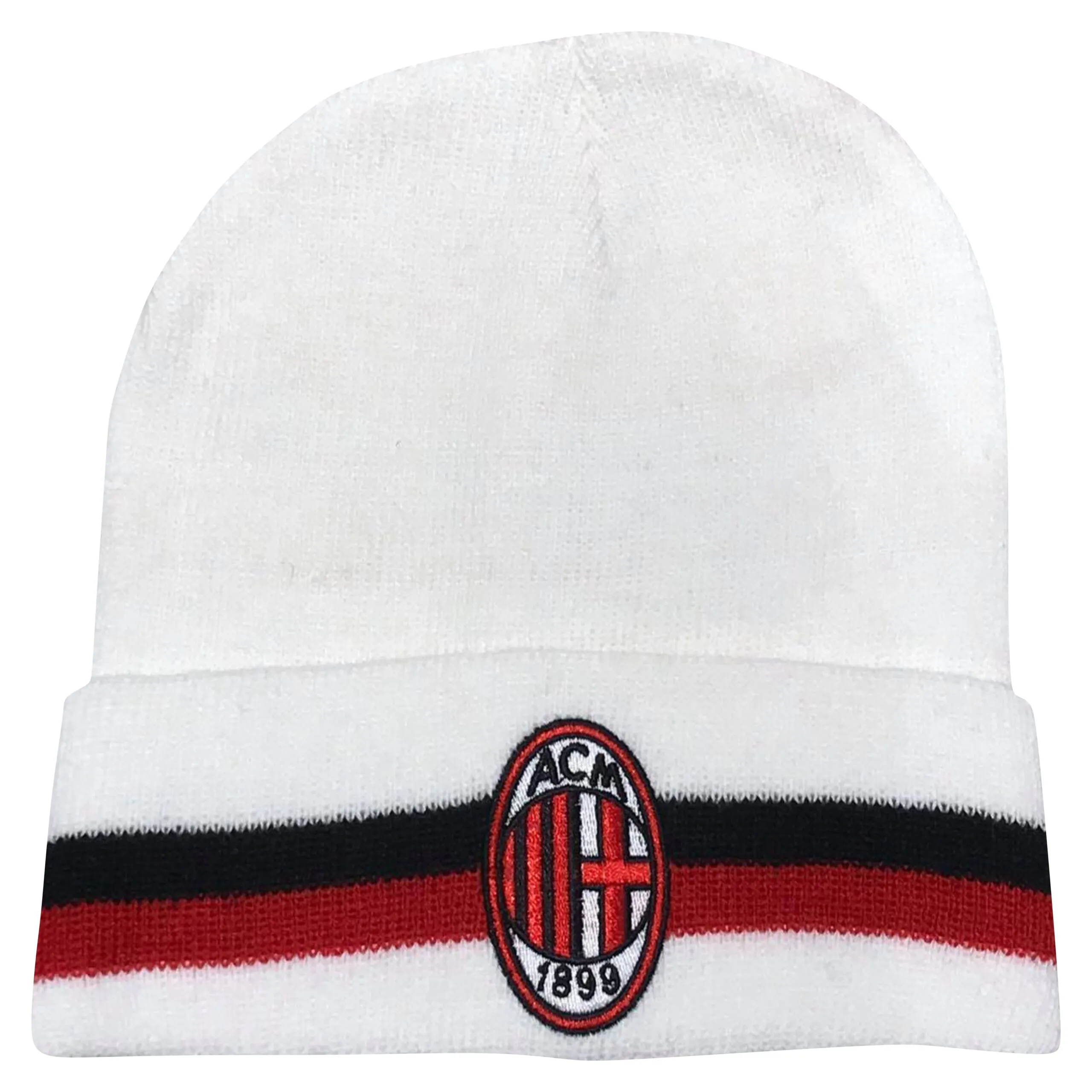 Berretto Lana Bianco Ufficiale A.C. Milan