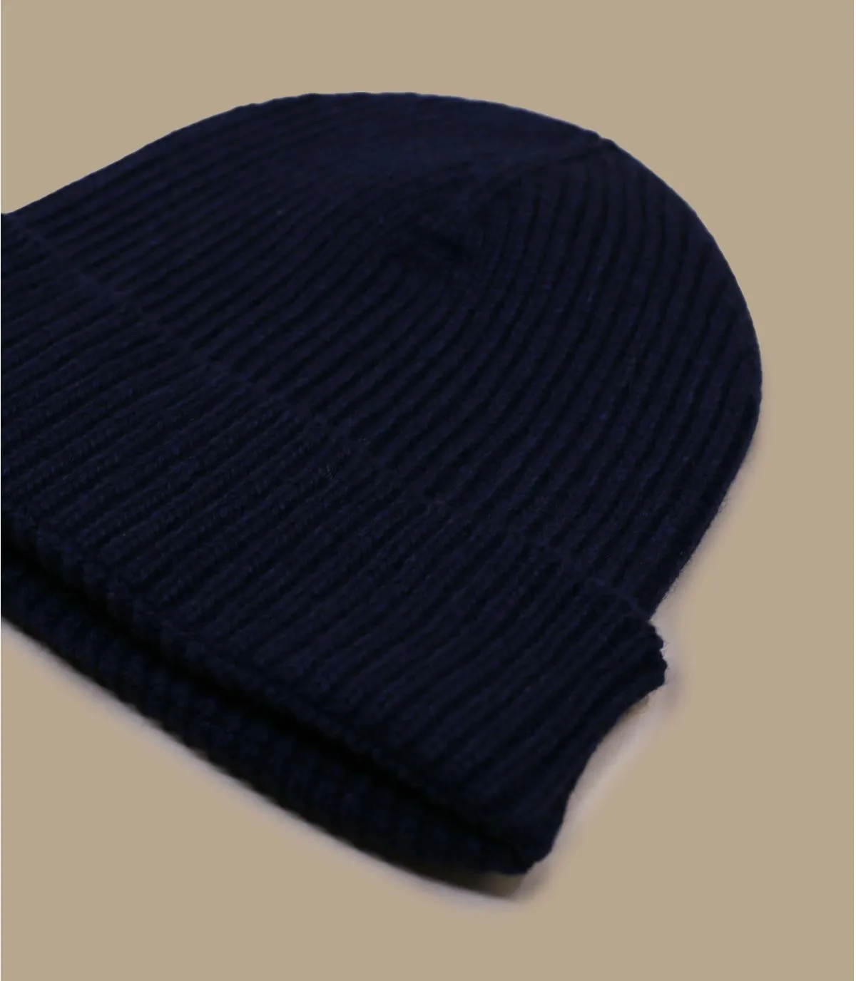 berretto lana eco responsabileMade in France Wool Beanie navy     