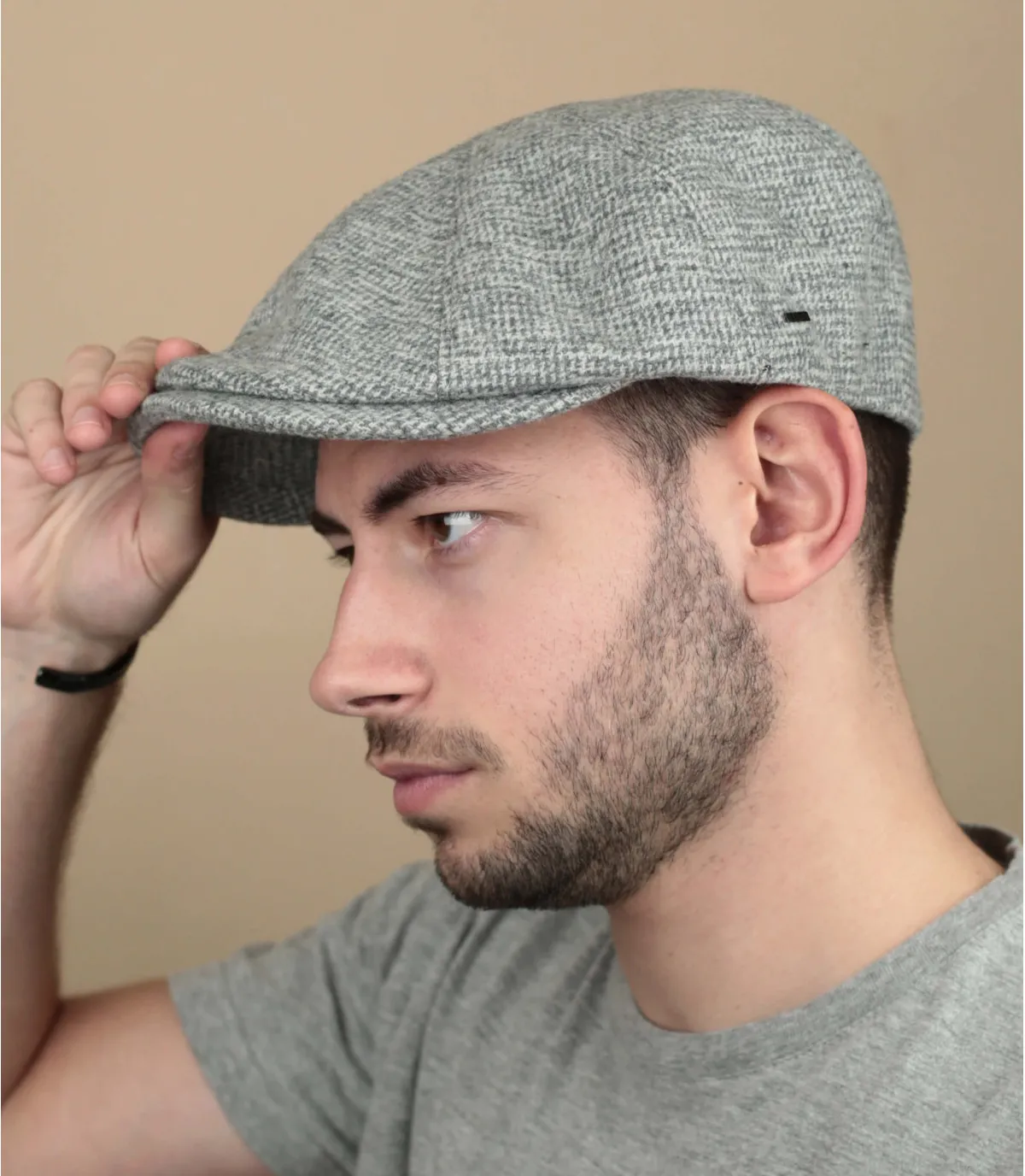   berretto lana grigio     Brune grey     