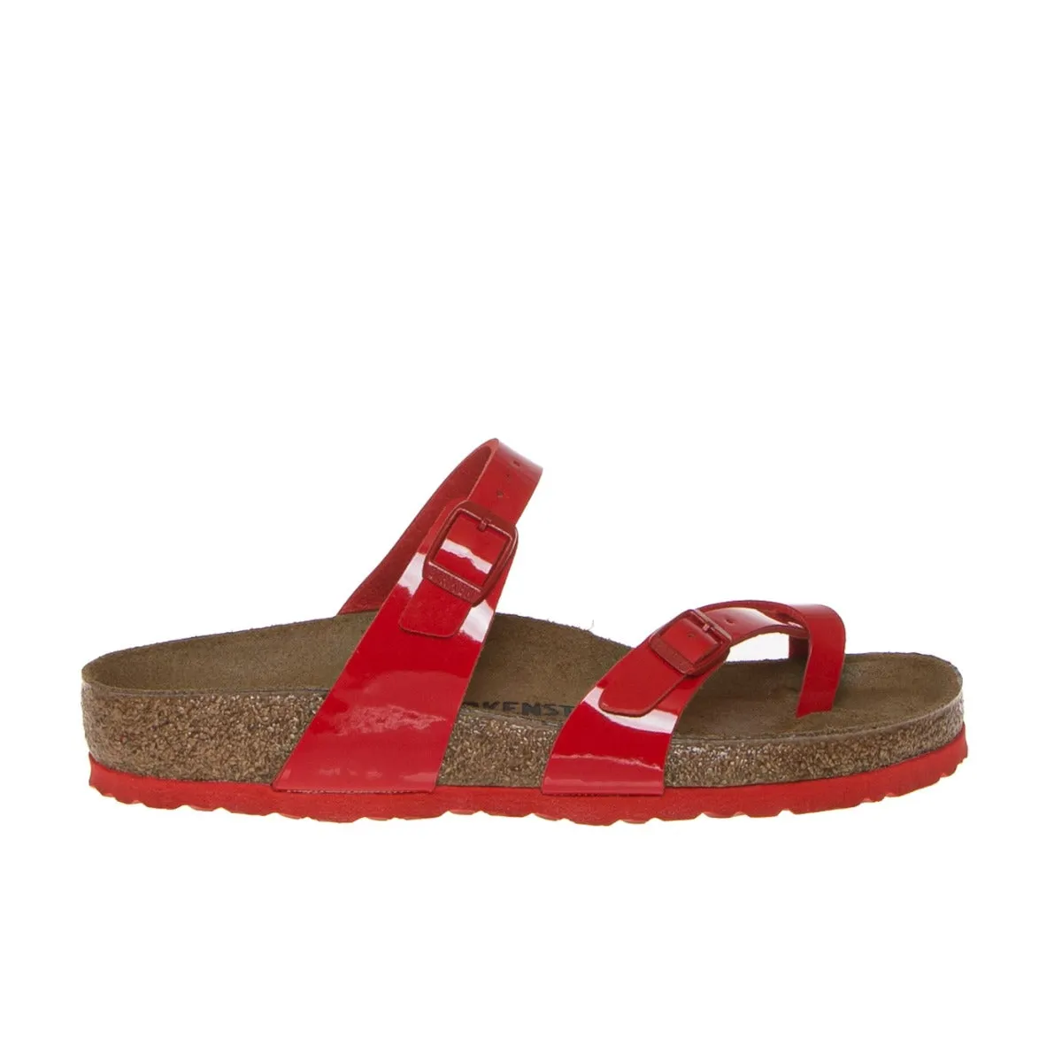 BIRKENSTOCK CIABATTA MAYARI INFRAPOLLICE 1023985 ROSSO REGULAR FIT  