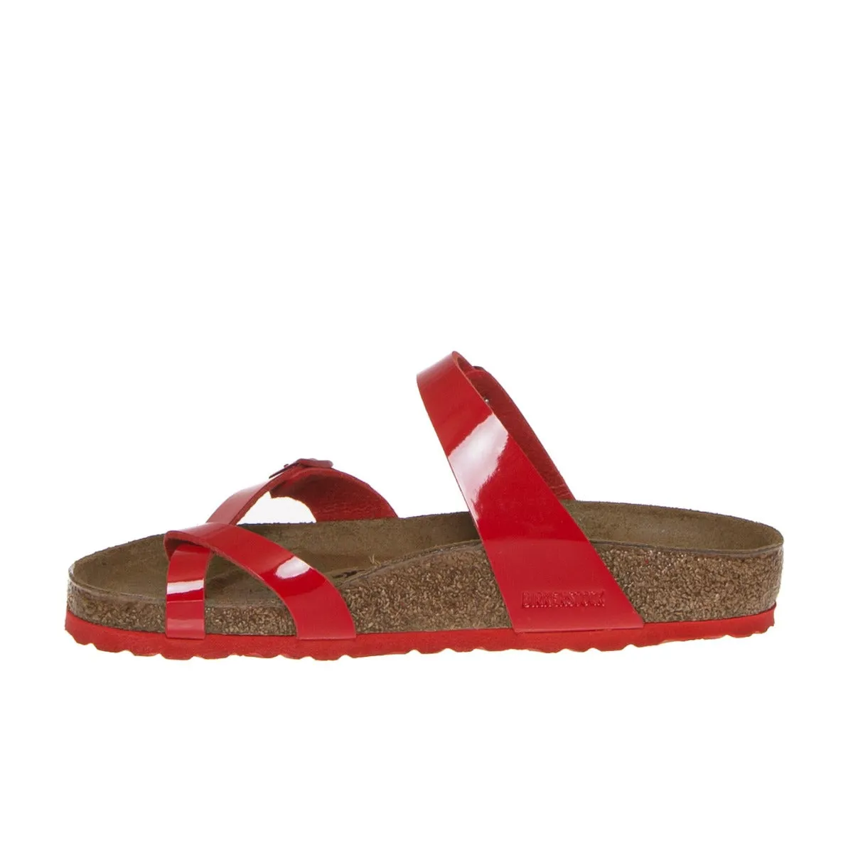 BIRKENSTOCK CIABATTA MAYARI INFRAPOLLICE 1023985 ROSSO REGULAR FIT  