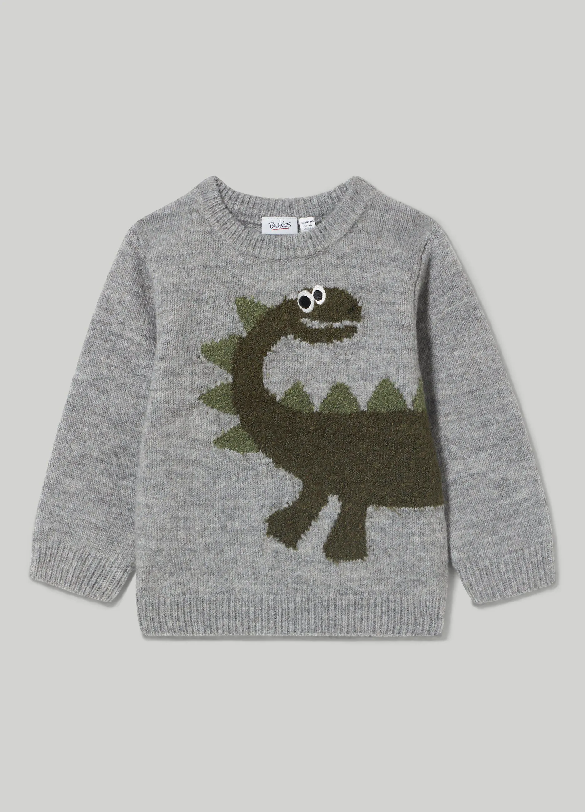 BLUKIDS  Tricot con ricamo neonato