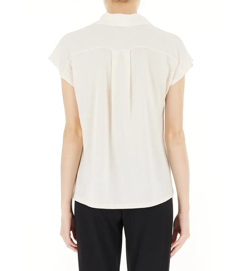 Blusa doppio tessuto
