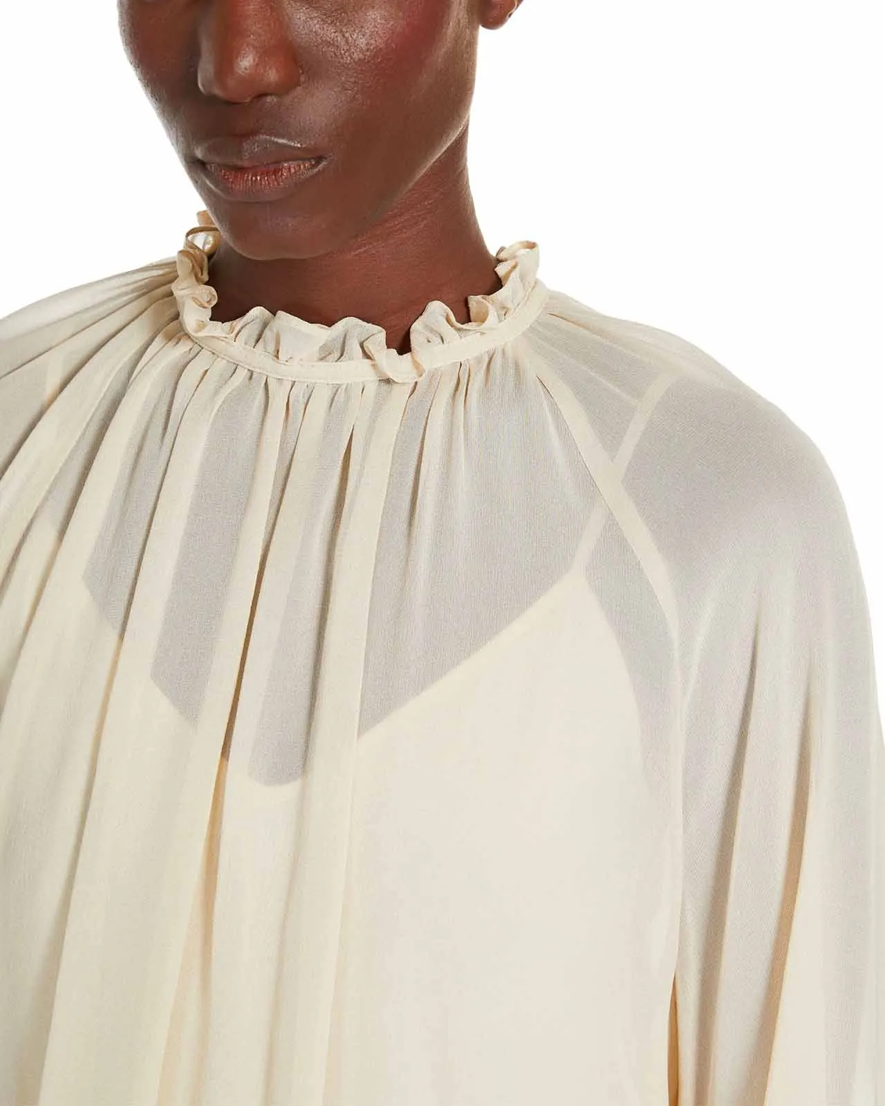 Blusa Tazzina seta sabbia