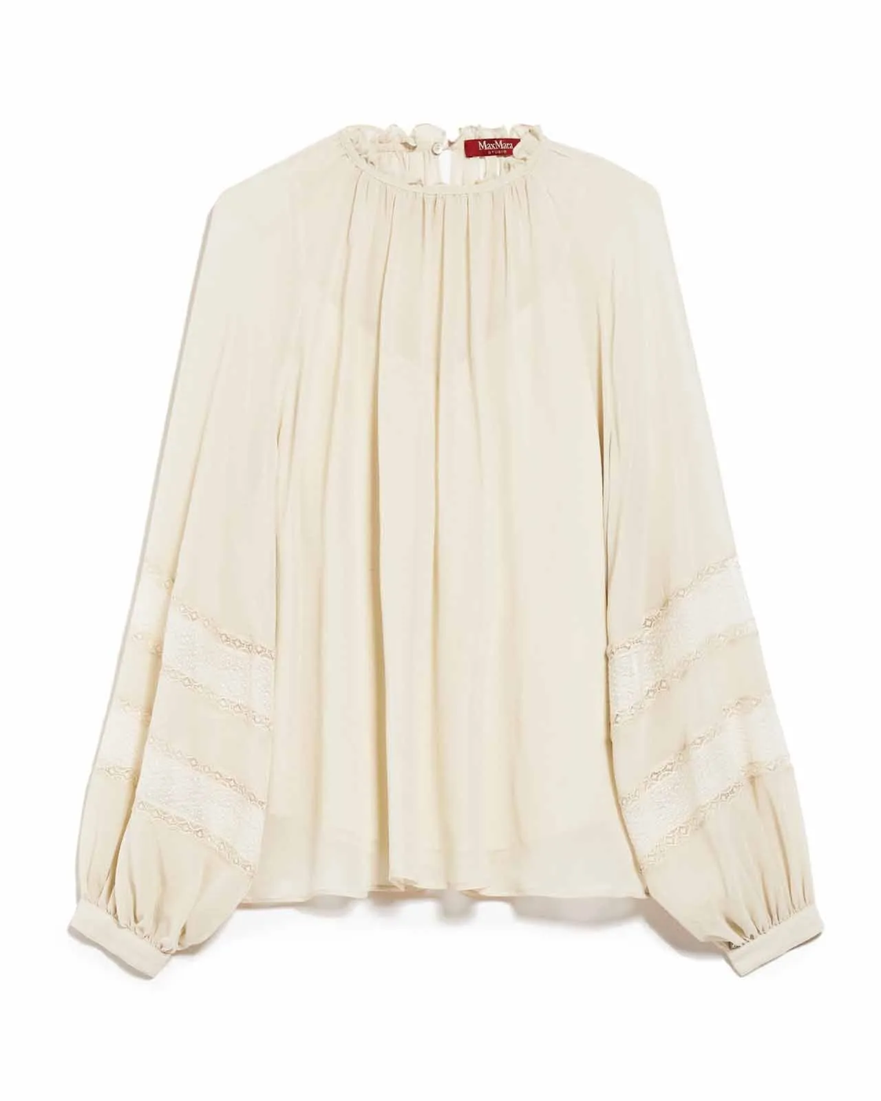 Blusa Tazzina seta sabbia