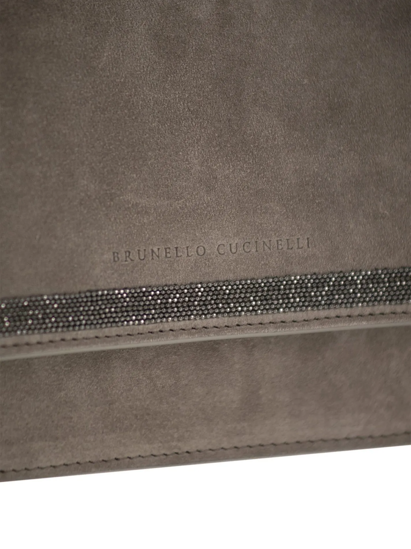 Borsa in camoscio con Precious Contour