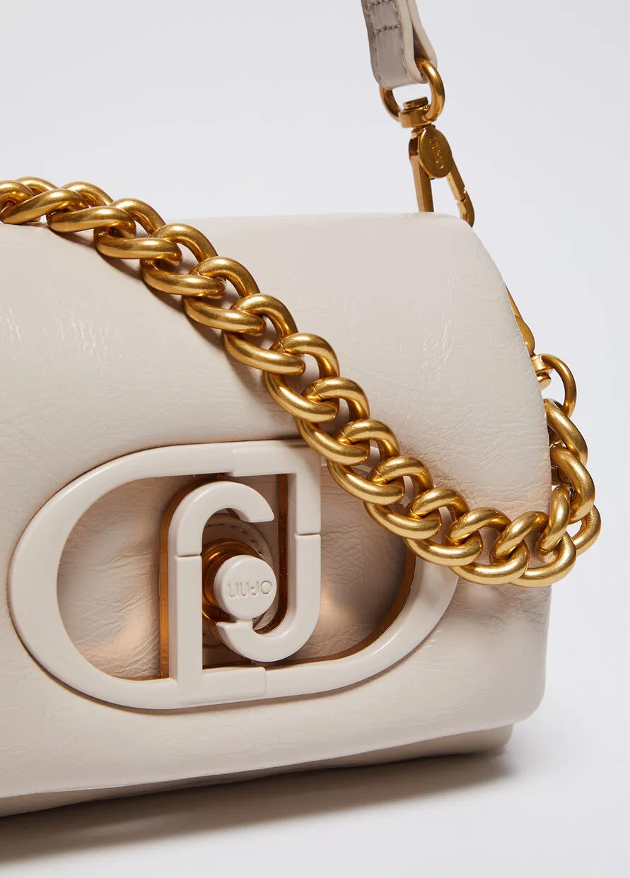 Borsa Piccola La Puffy Fuxia Nero e Beige Liu Jo