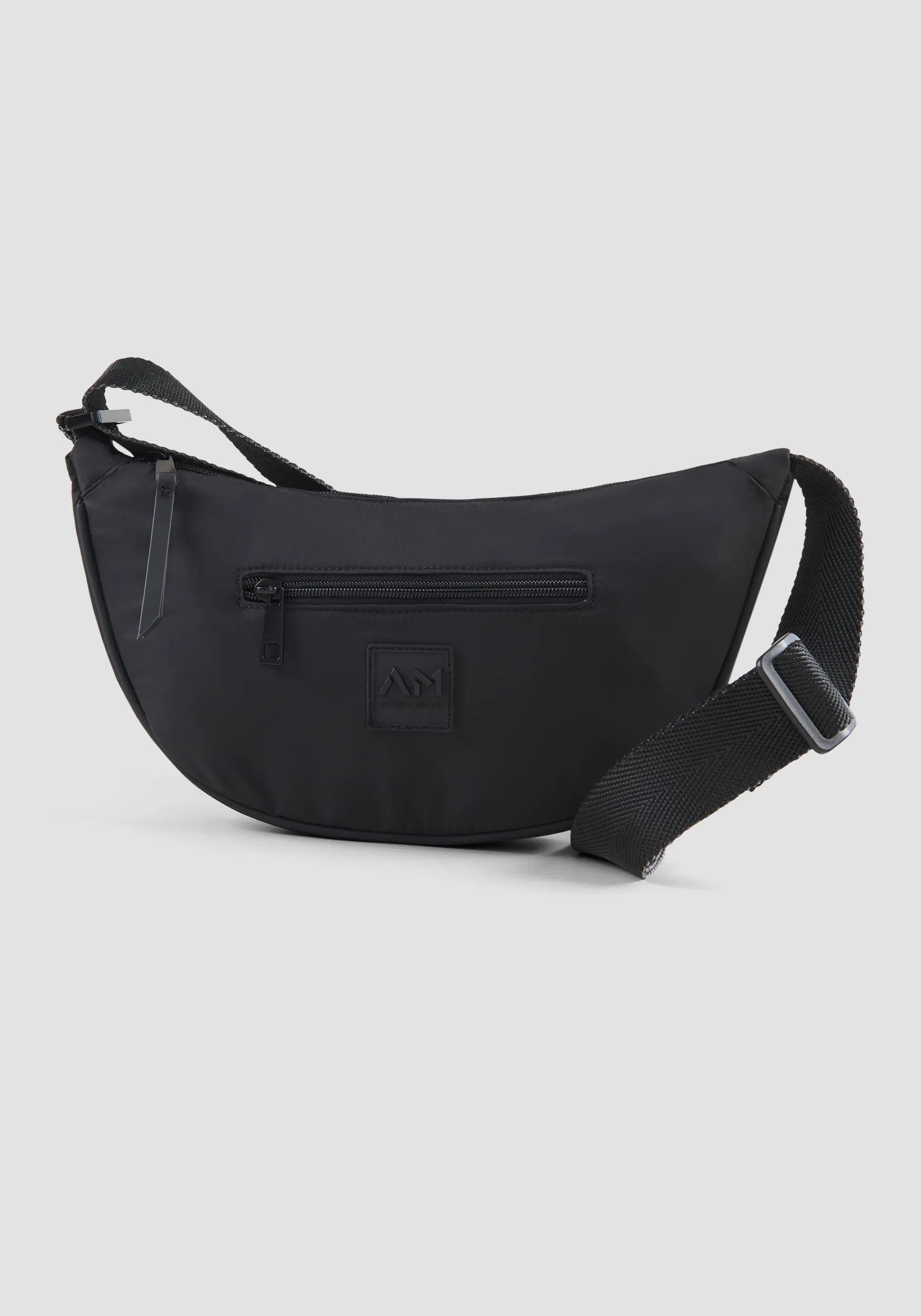 BORSA TRACOLLA IN NYLON CON ZIP