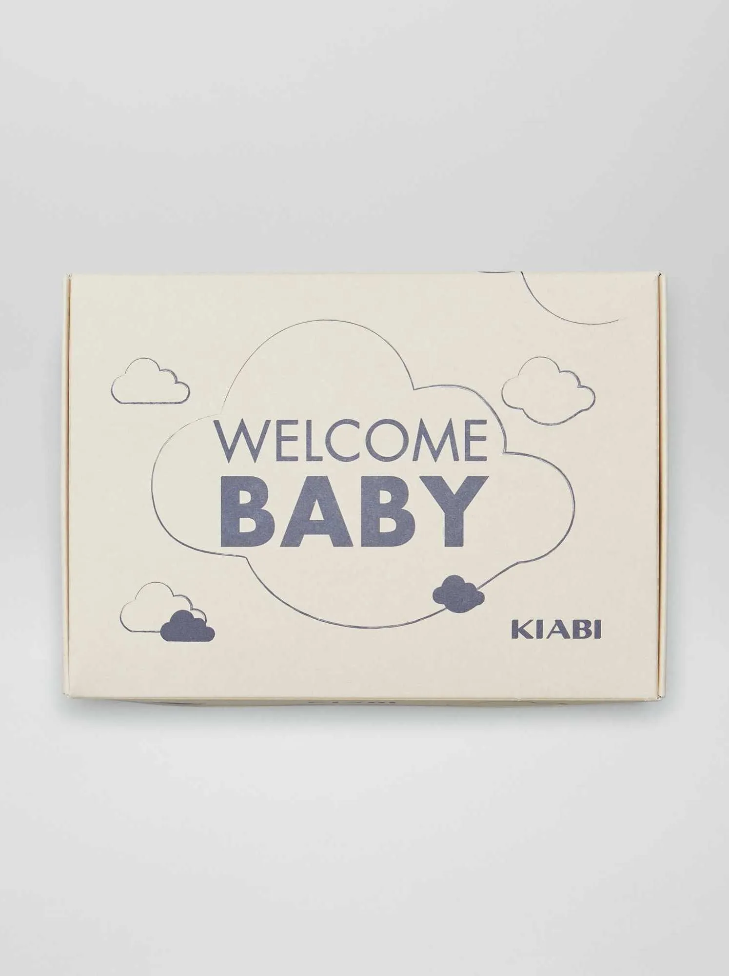 Box nascita 'Welcome Baby' 5 pezzi - Unisex - Bianco