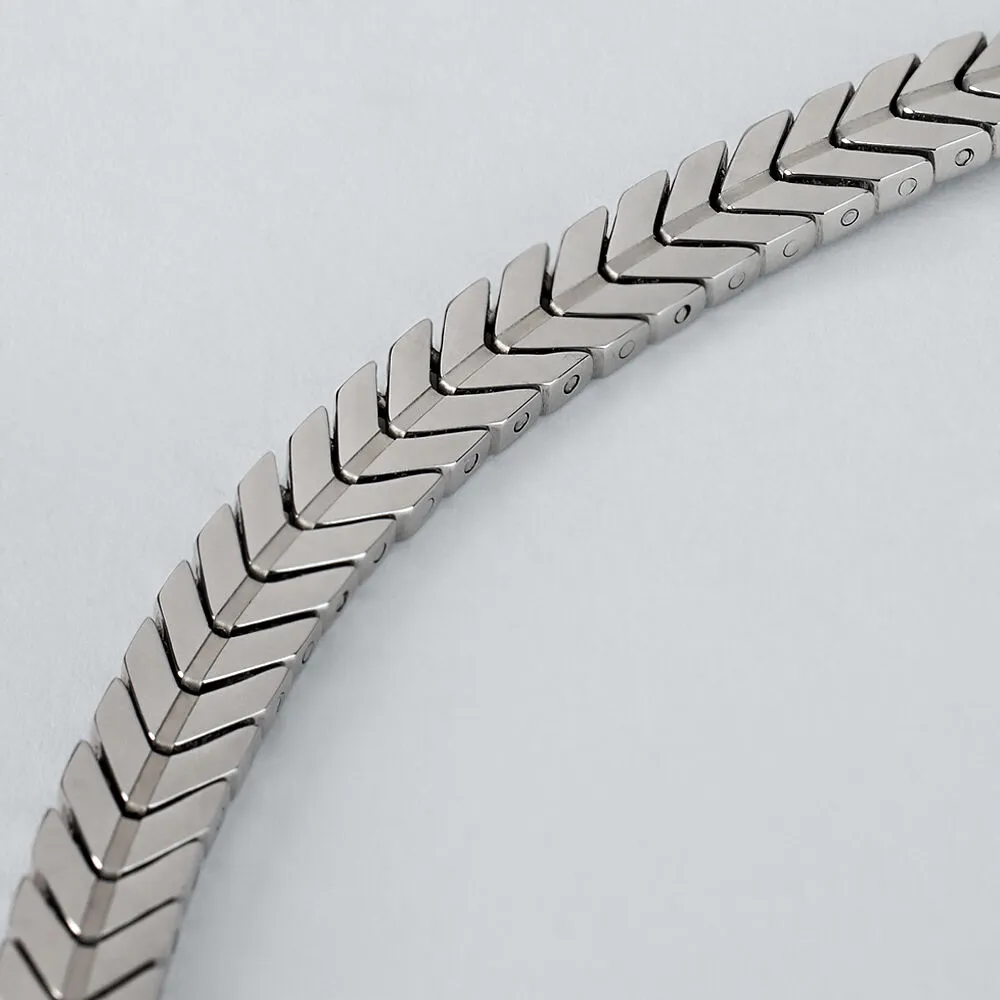 Bracciale Catena Man Code Acciaio Maglia Spiga 19.5+2 cm 1691360
