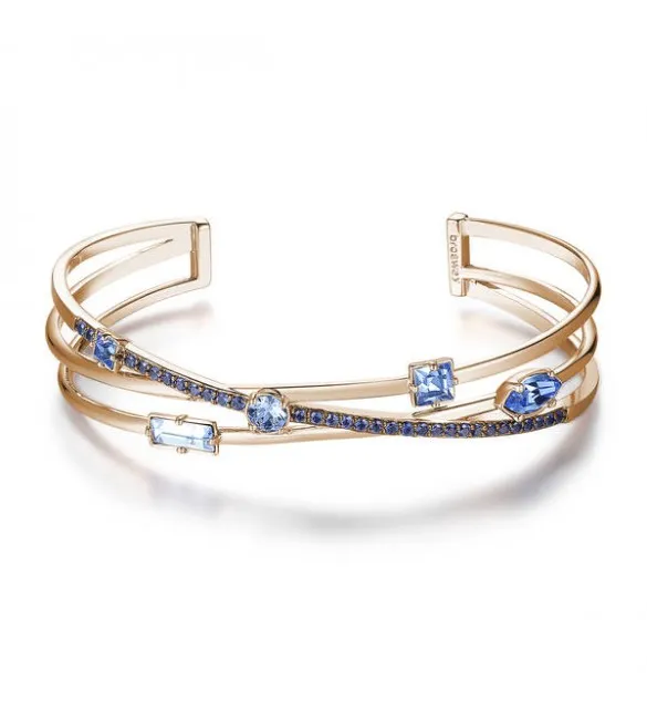 Bracciale Donna Gioielli Brosway Affinity rigido in ottone pvd oro rosa zirconi e cristalli bff116