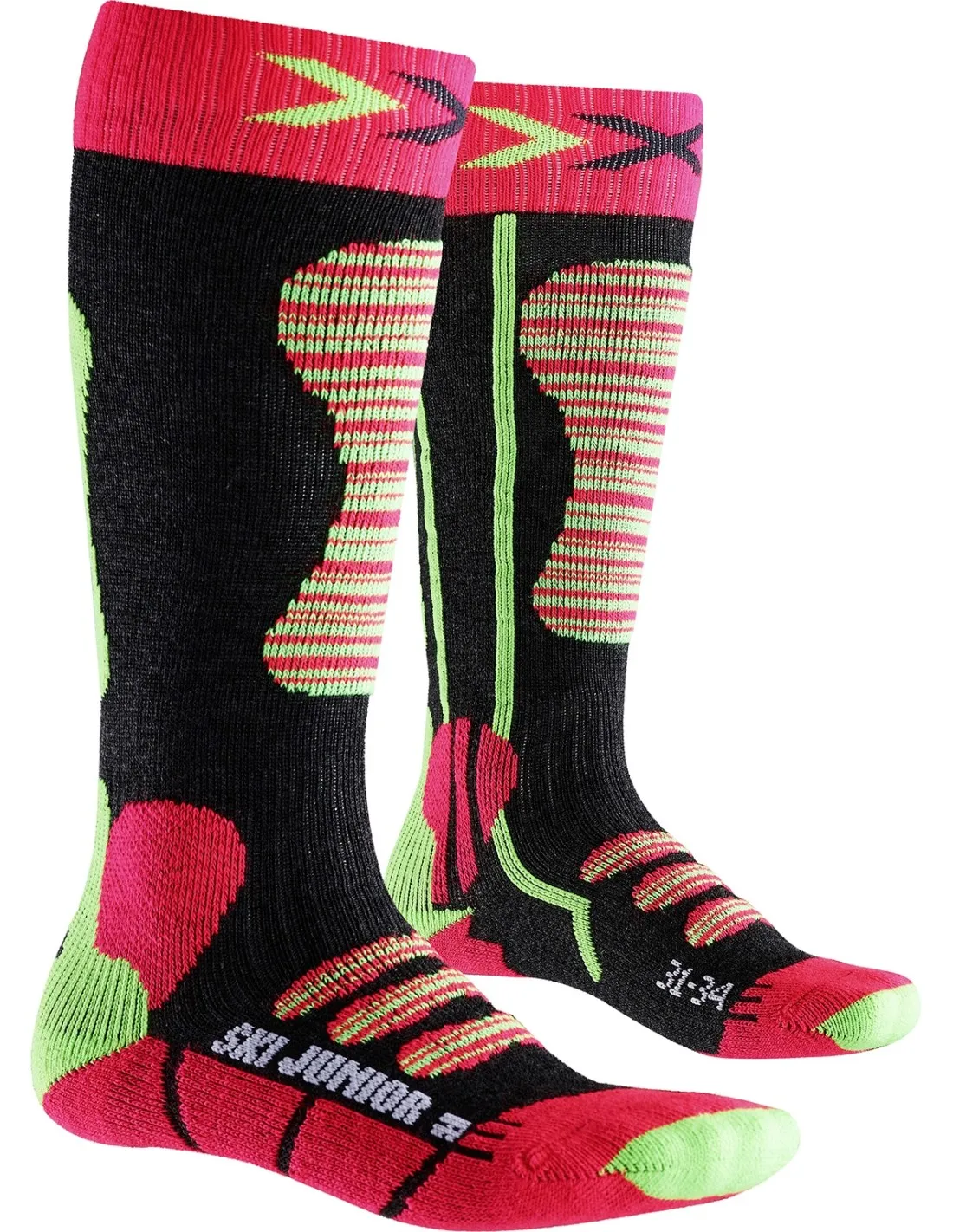 Calze da sci X-socks Ski Junior Coral Green