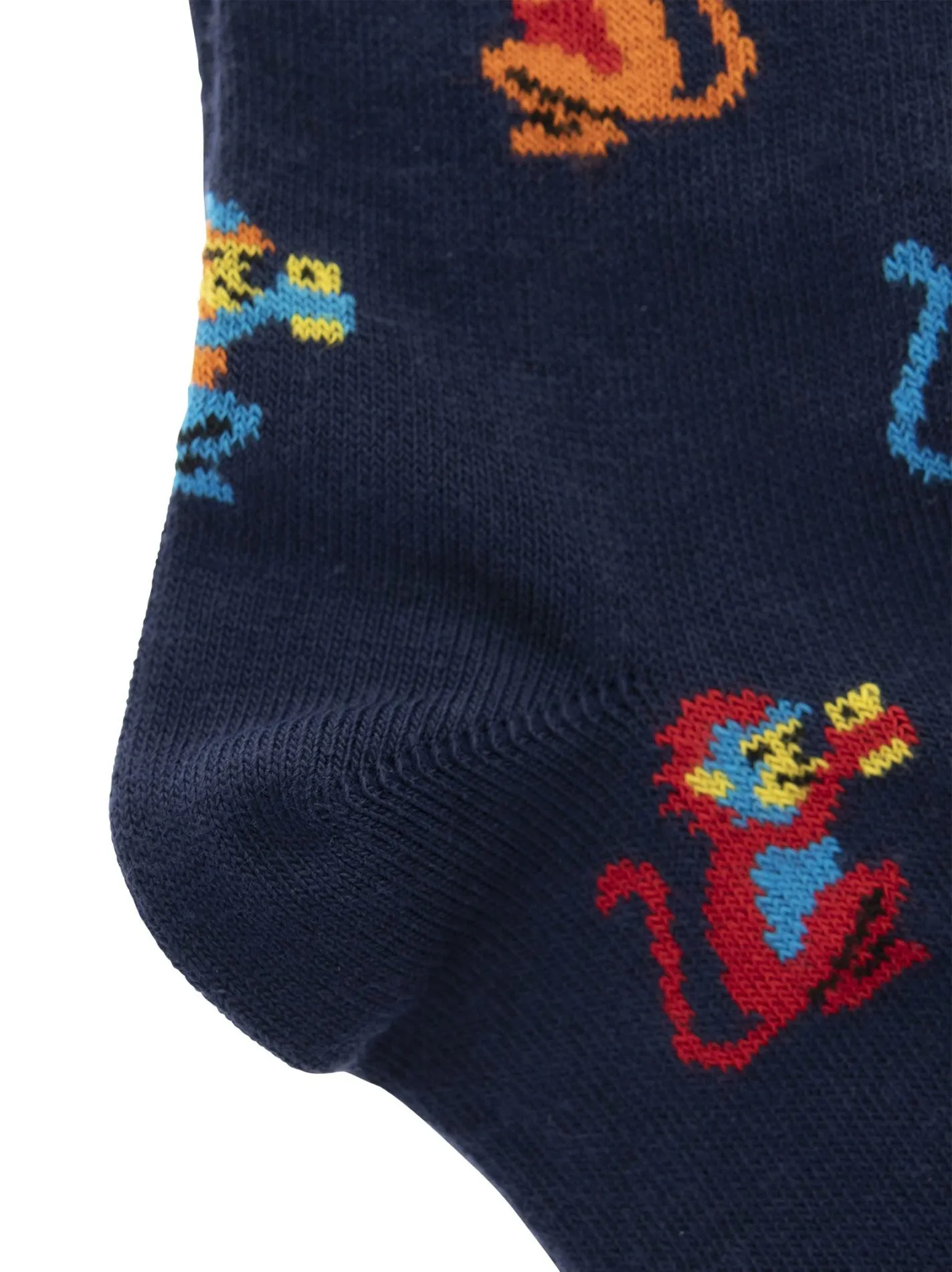 Calzino Lungo con Scimmie in cotone