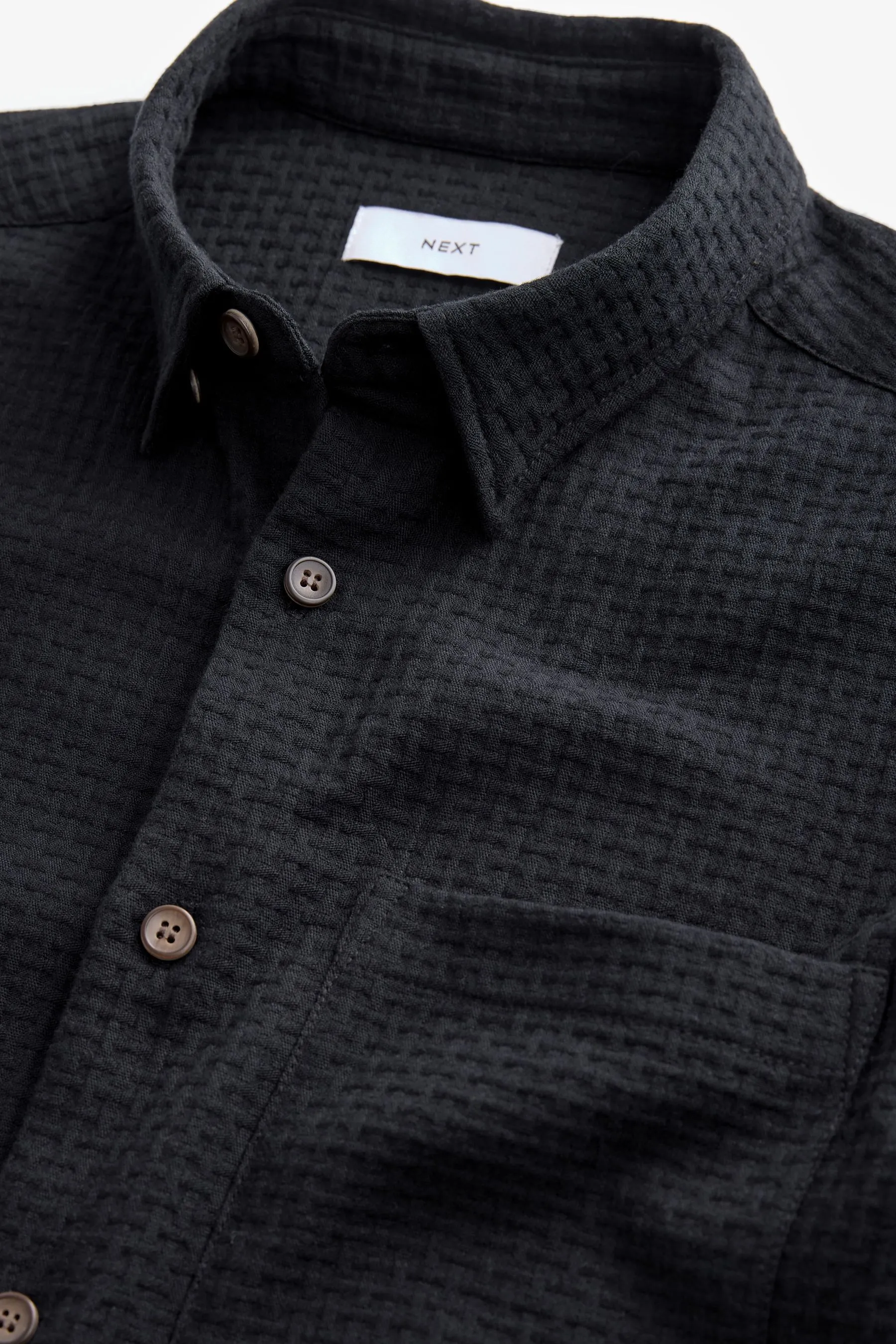 Camicia a Manica lunga a nido d'apa