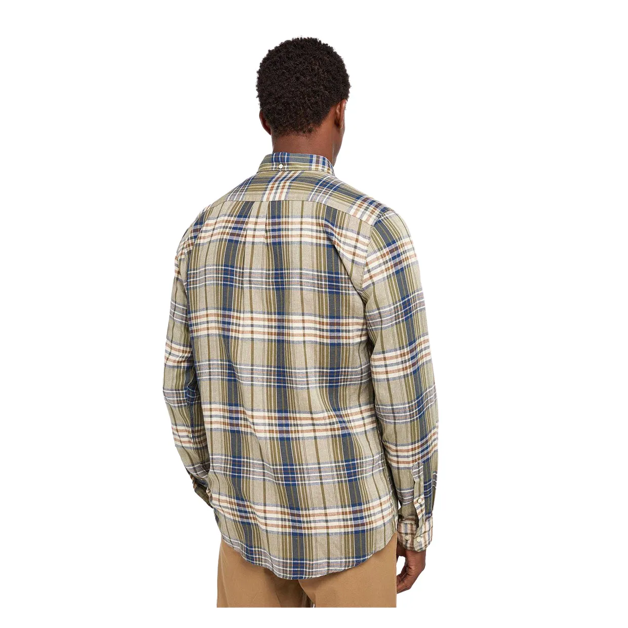 Camicia Barbour Laneskin Verde Multicolor
