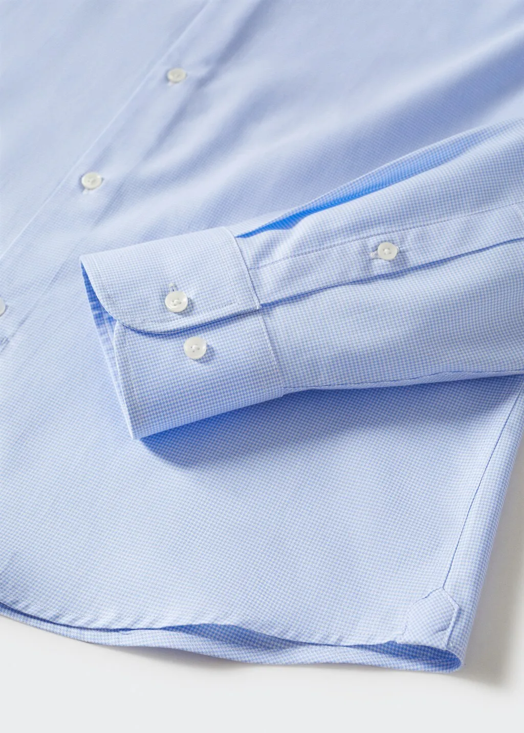 Camicia completo slim fit microstruttura