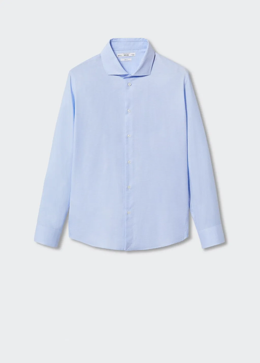 Camicia completo slim fit microstruttura