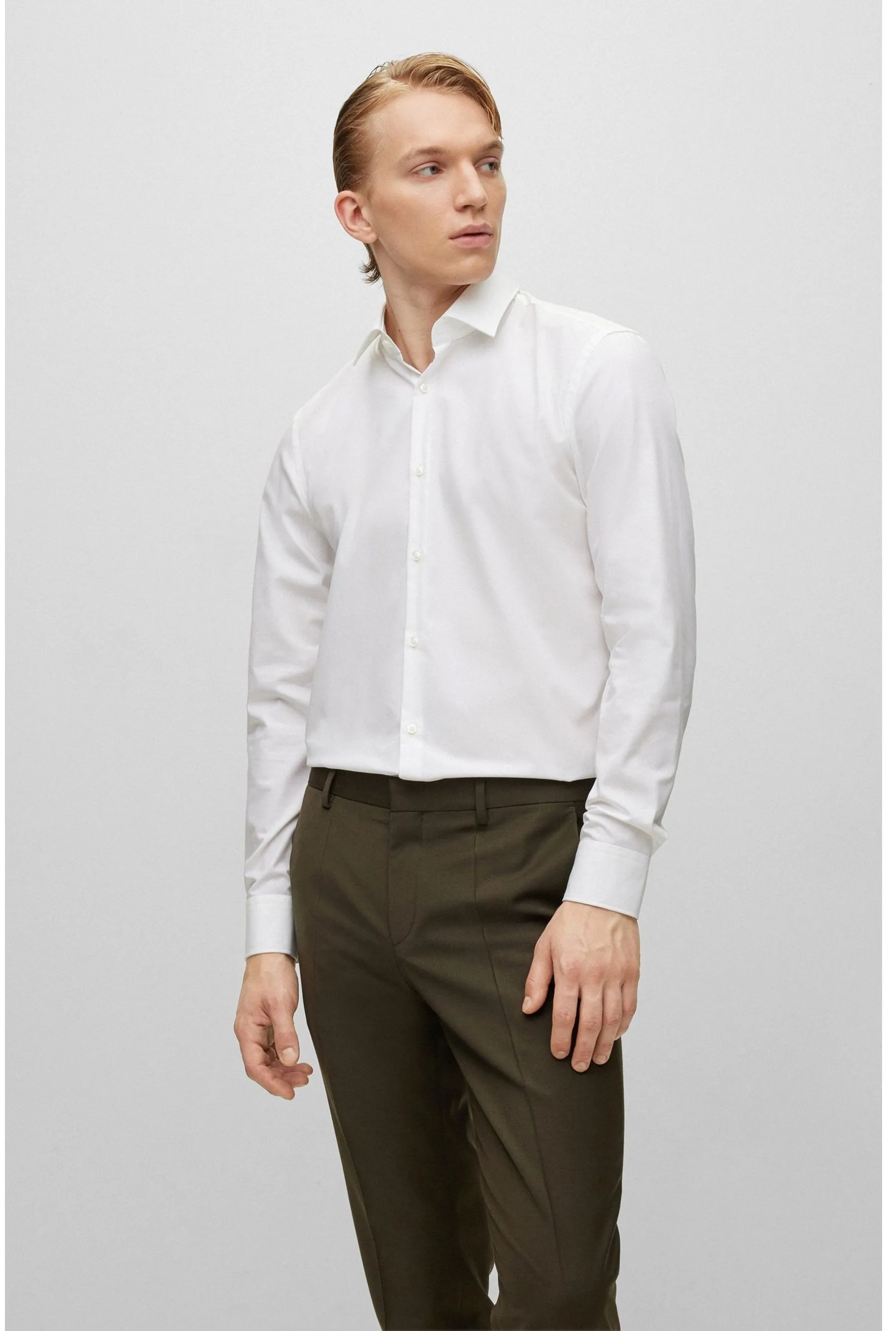 Camicia con HUGO Vestibilità attillata / Slim Formale Manica lunga