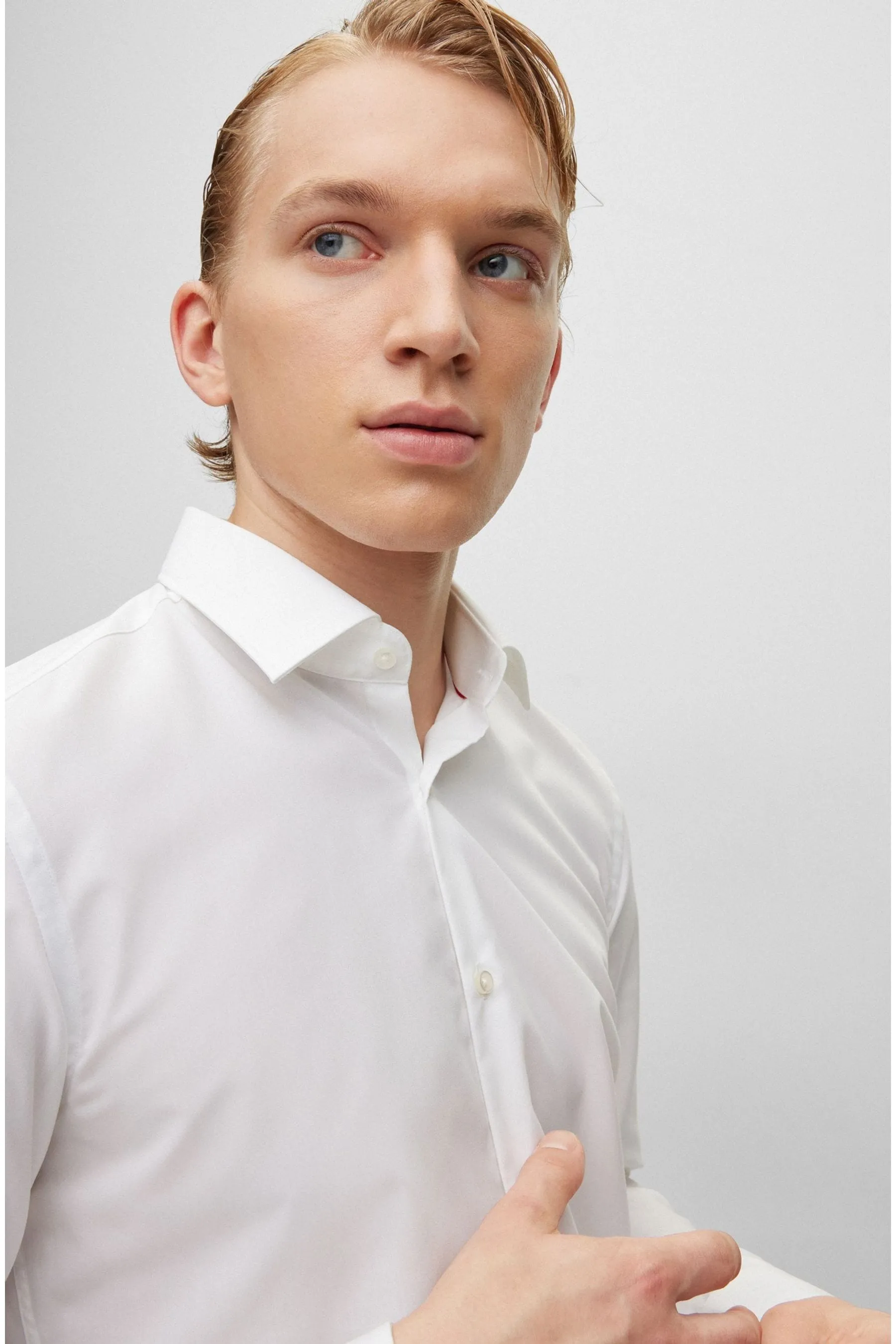 Camicia con HUGO Vestibilità attillata / Slim Formale Manica lunga