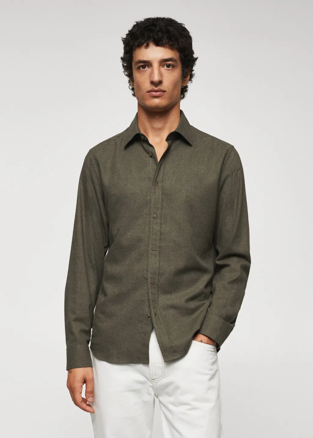 Camicia cotone slim fit