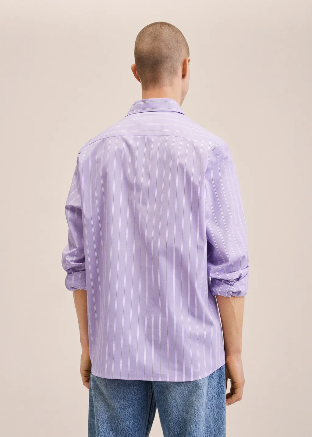 Camicia elegante regular-fit righe