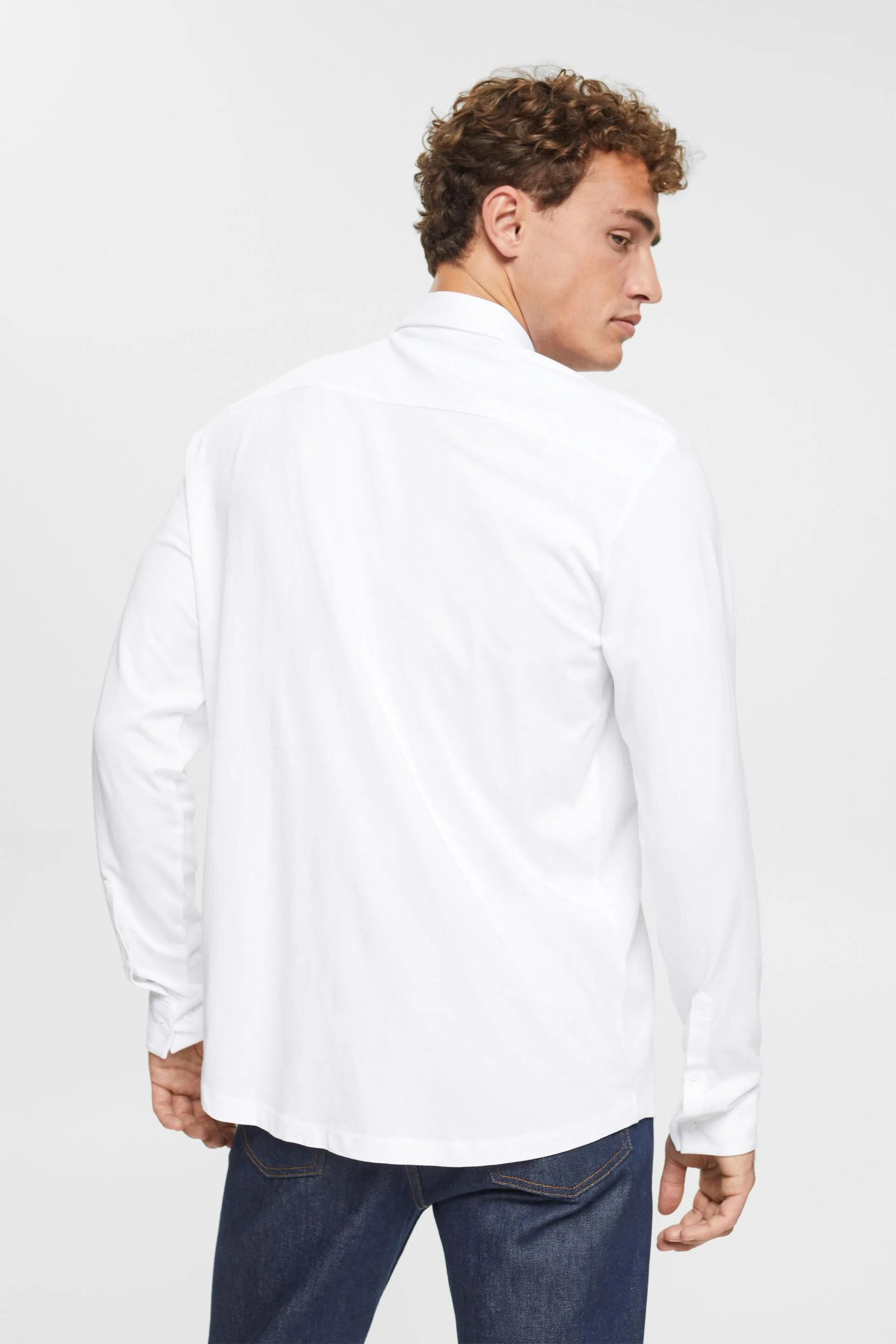 Camicia in jersey, 100% cotone