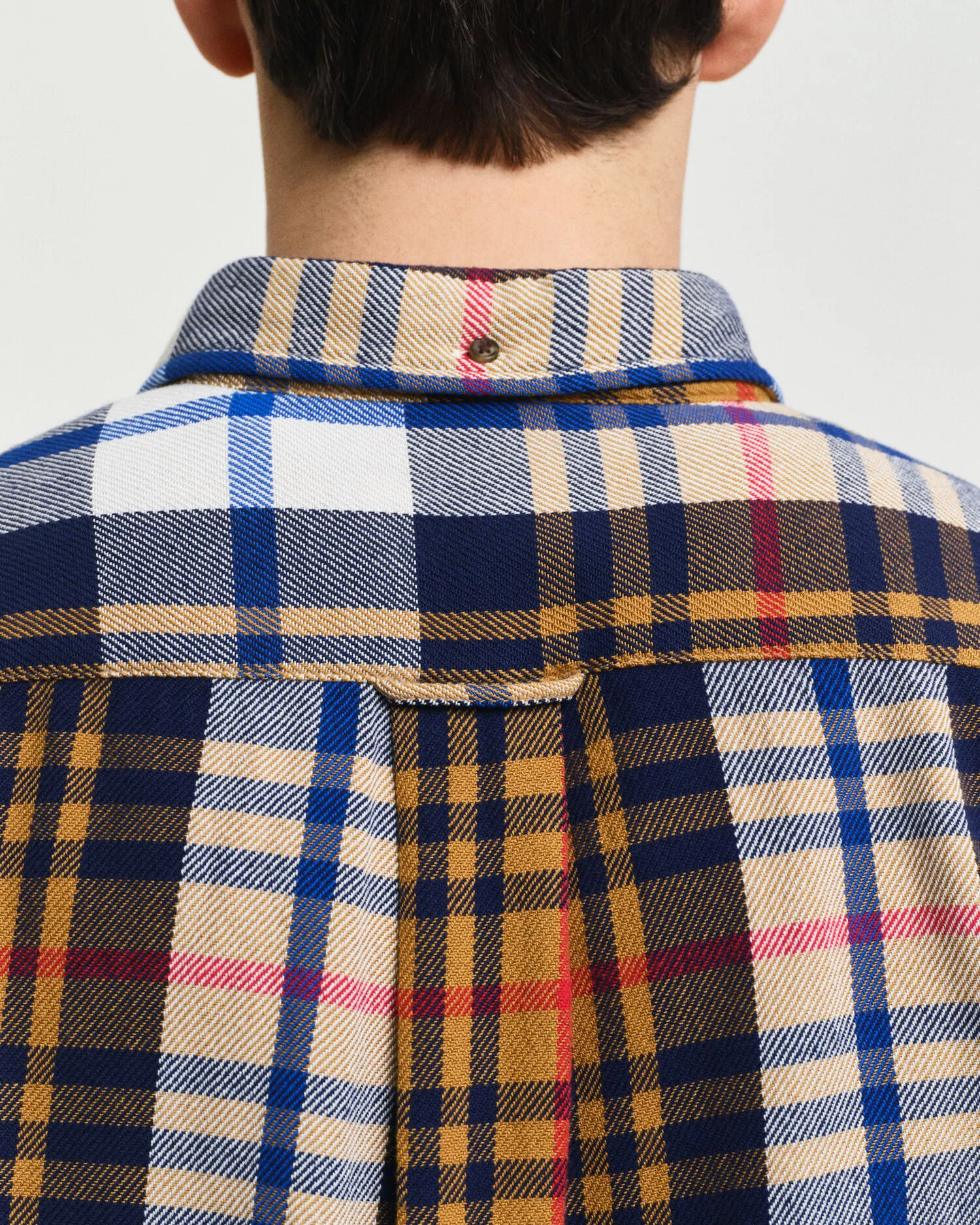 Camicia in twill a quadri regular fit    