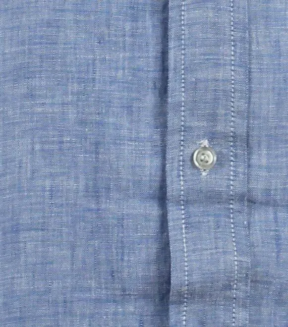 Camicia manica lunga 100% lino button down