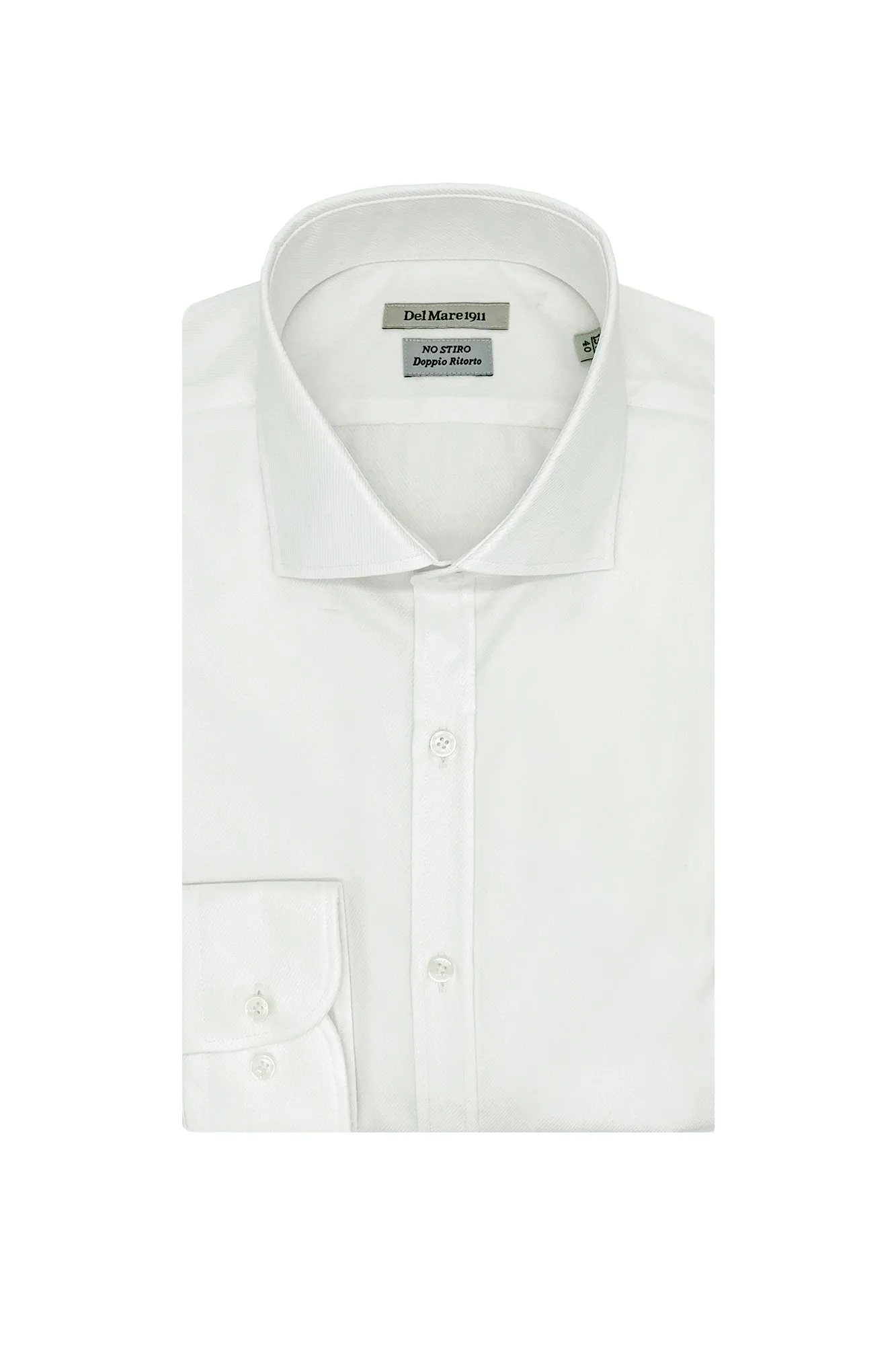 Camicia regular no stiro doppio ritorto
